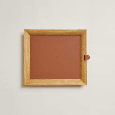 【ヴィンテージ】HERMES フォトスタンド　マホガニーラッカー　ステッチ模様 ヴィンテージ】HERMES フォトスタンド マホガニーラッカー